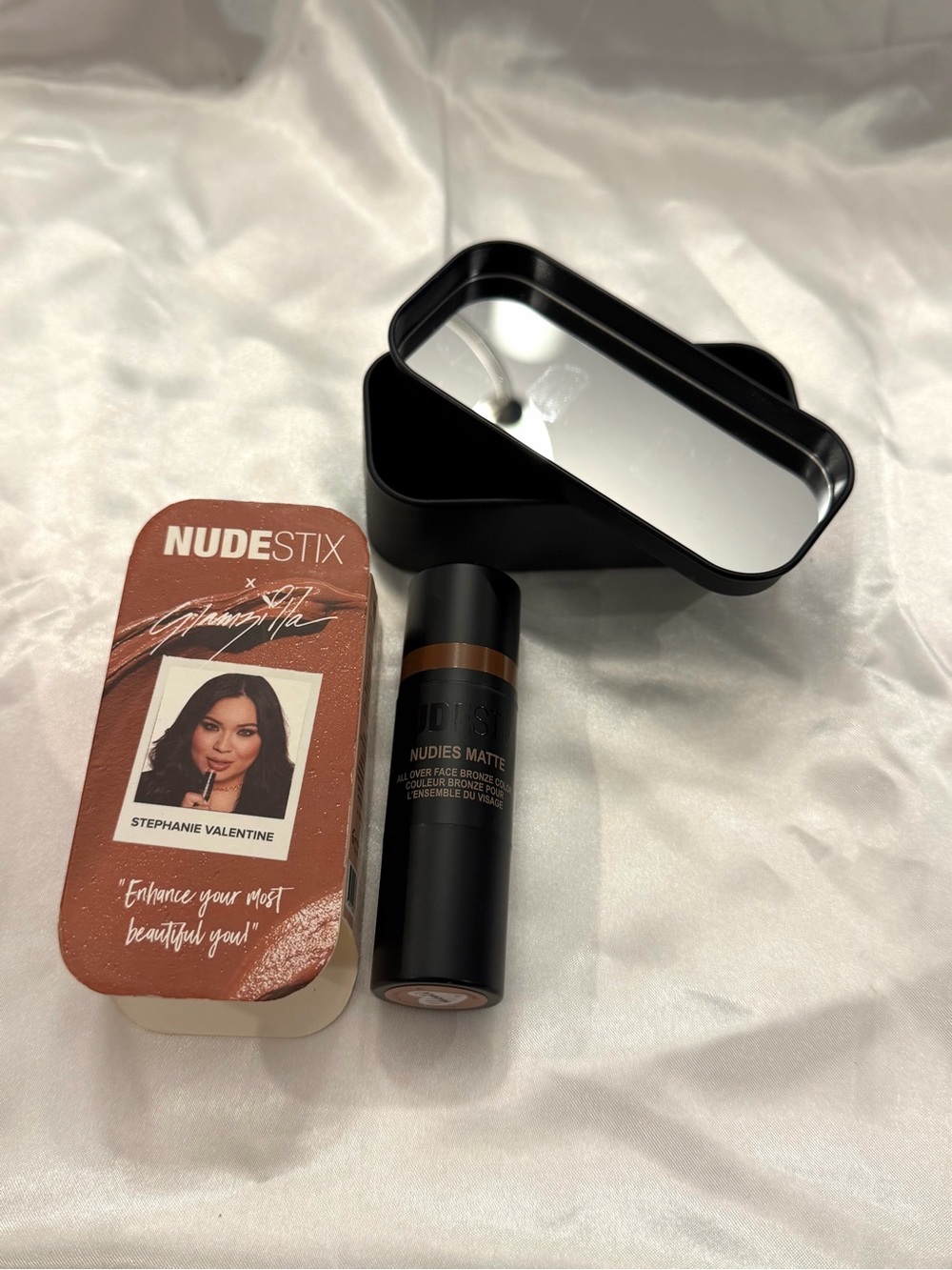 Nudestix NUDIES MATTE All Over Face Bronze Color Stick MANILA Collectible Tin